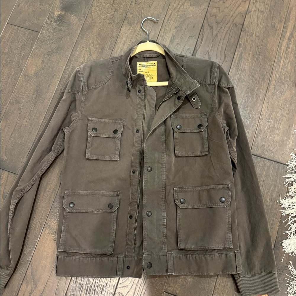 Men's Brown Jacket by Lucky brand jeans . Brand new with a tag